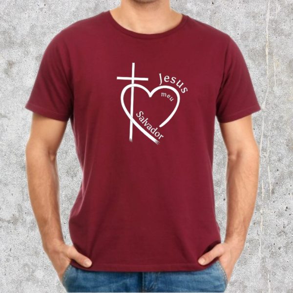 Camiseta Básica Jesus meu Salvador - Image 3